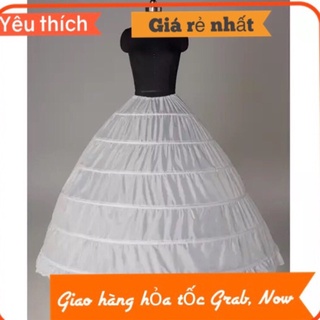 Tùng Váy Cô Dâu 6 tầng cao cấp chuyên dùng cho Váy Cưới cỡ to