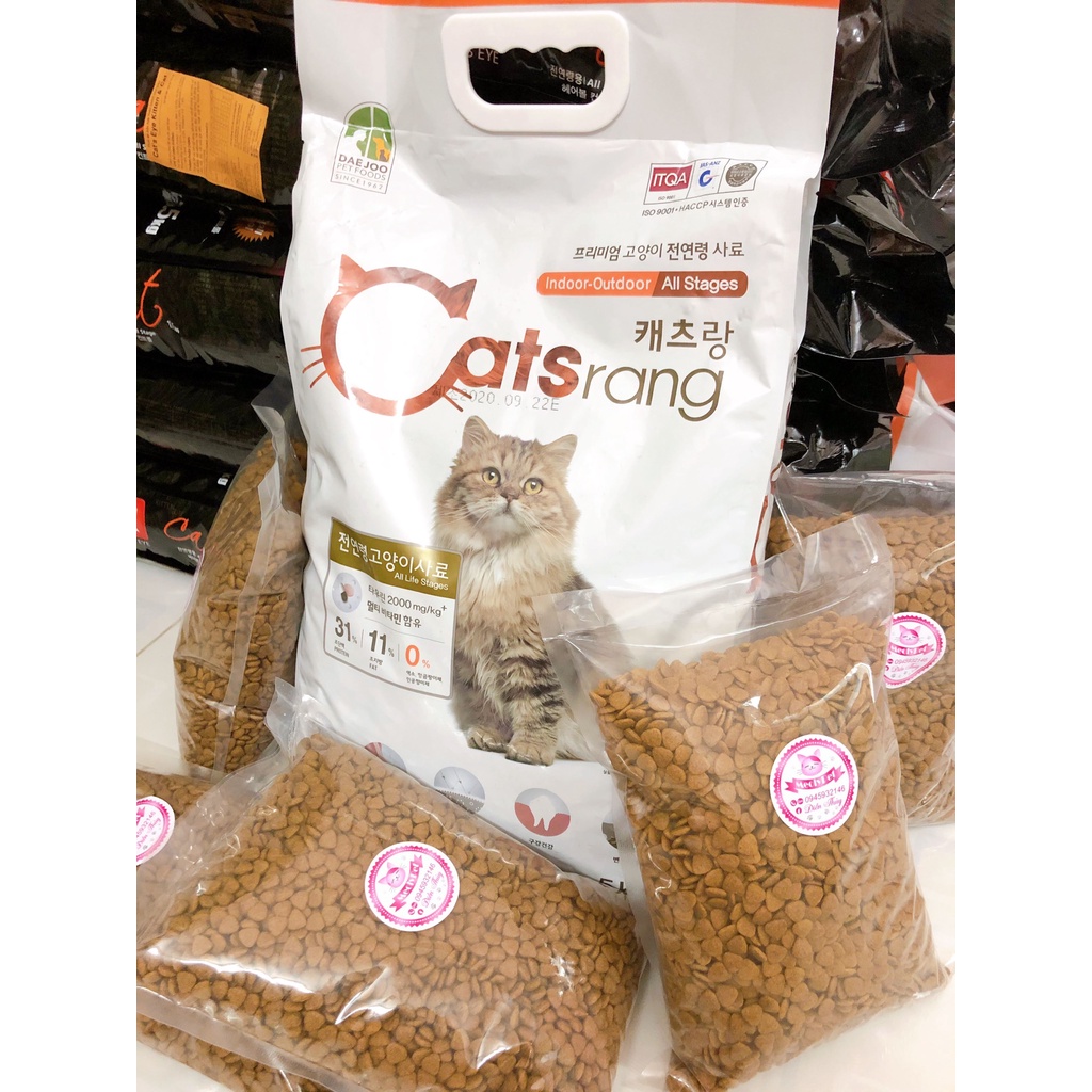 Thức ăn cho mèo mọi lứa tuổi CATSRANG túi 1kg