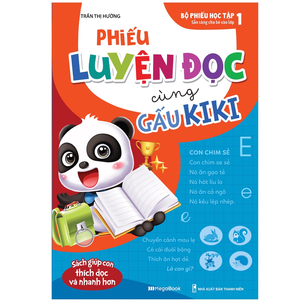 Sách Phiếu Luyện Đọc Cùng Gấu Kiki