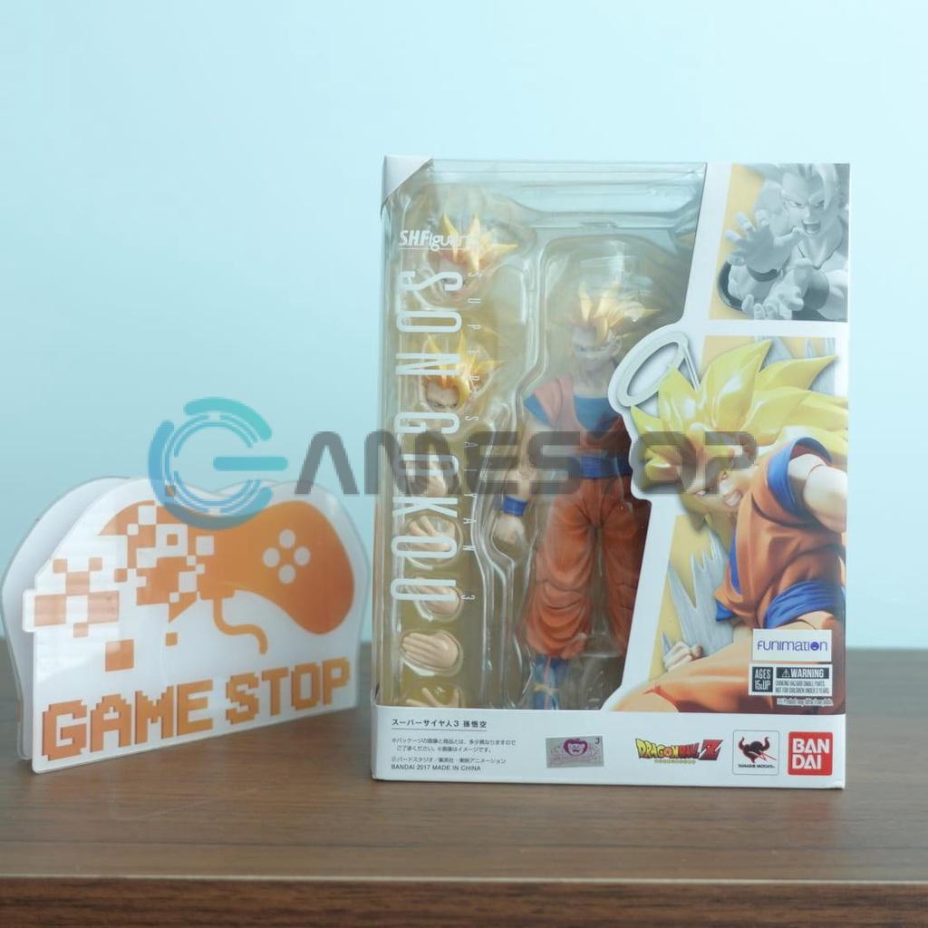 Mô hình Son Goku SSJ 3 S.H.Figuarts 1st Edition SHF Dragon Ball BANDAI 14cm Mô hình có khớp DBSHF08