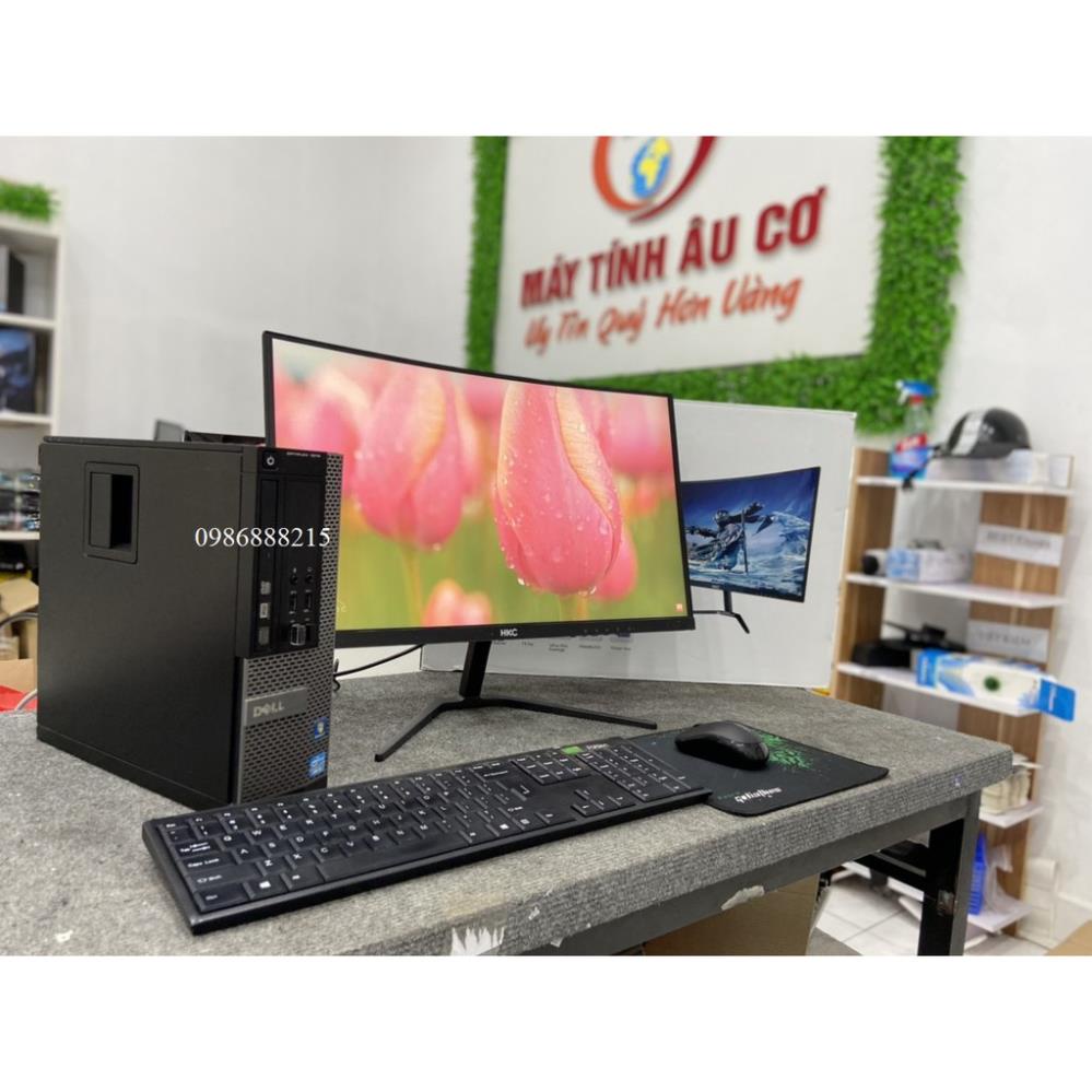 Bộ máy tính để bàn ( Core i5-3470/ Ram 8GB / SSD 256GB ) và Màn hình Cong HKC 24 inch - Bảo hành chính Hãng 24 tháng