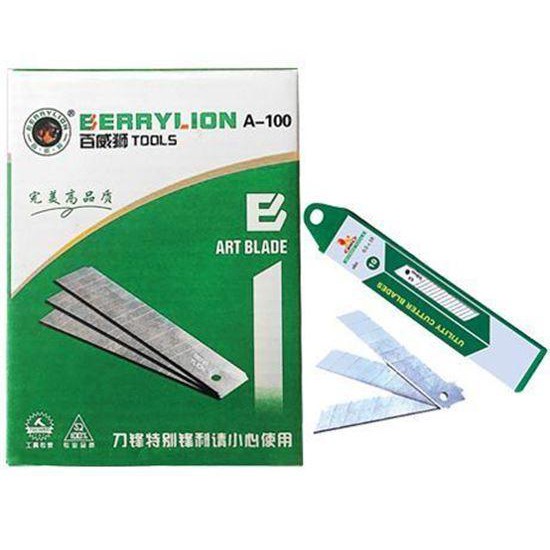 [Combo] 2 hộp lưỡi dao rọc giấy Berry Lion - Điện Việt