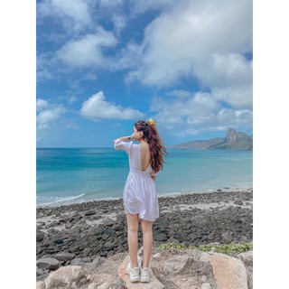 Váy Đũi Hở Lưng