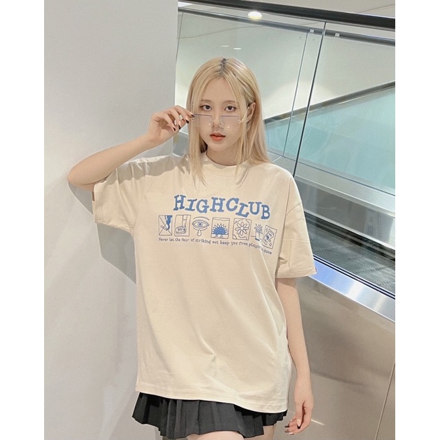 Áo Thun TAROT Tay Lỡ Unisex Nam/Nữ Đen/Beige Cổ Tròn - HIGHCLUB Brand Chính Hãng