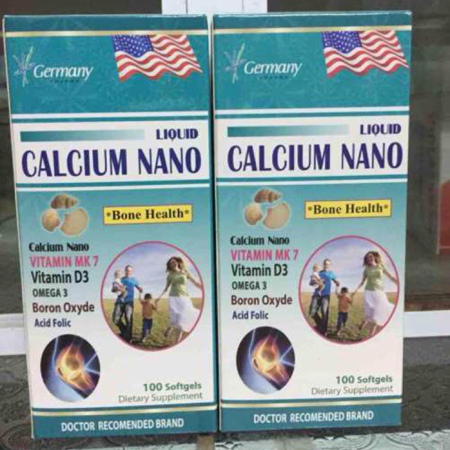 Calcium Nano - Bổ sung canxi, vitamin và khoáng chất của việt nam