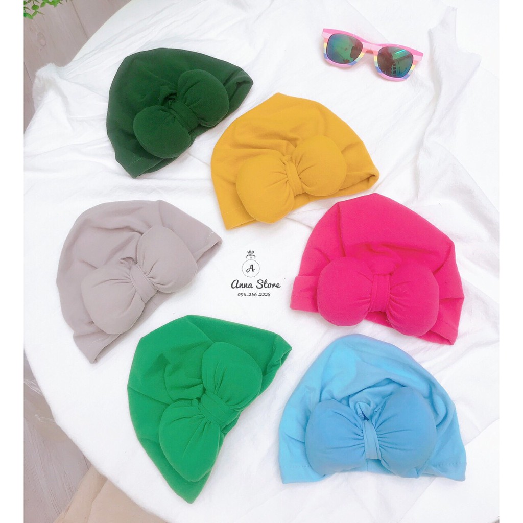 BDA 68 : Turban nơ cho bé 3-18m