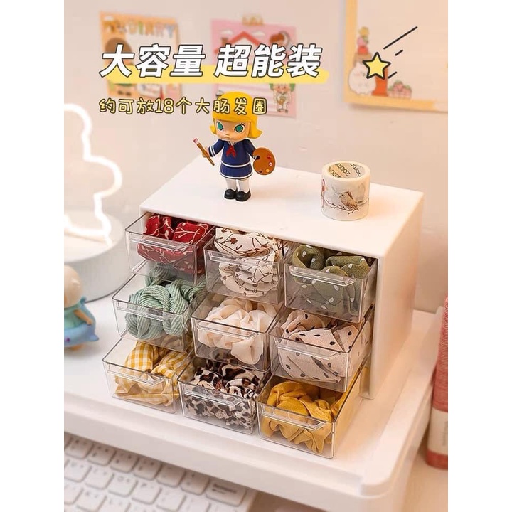 Kệ Mỹ Phẩm Để Bàn, Trang Sức 9 Ngăn siêu đẹp