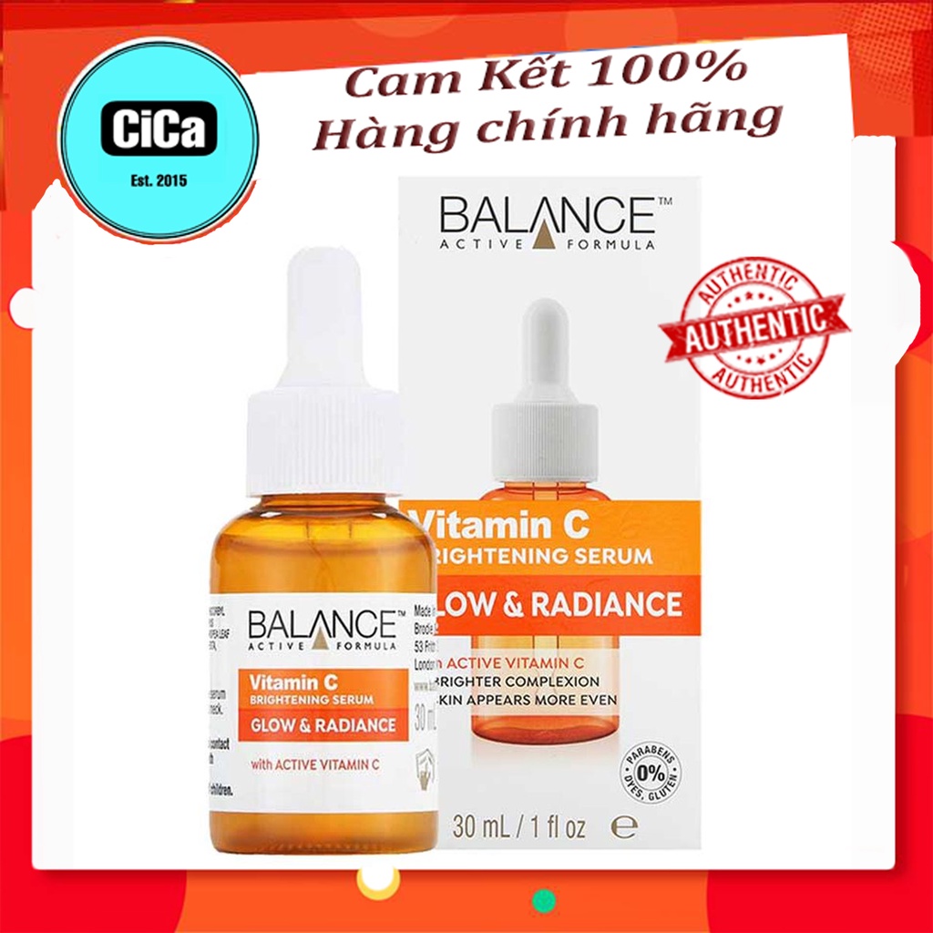 Serum Balance Vitamin C Brightening Serum Glow & Radiance - Tinh Chất VitaminC 30ml