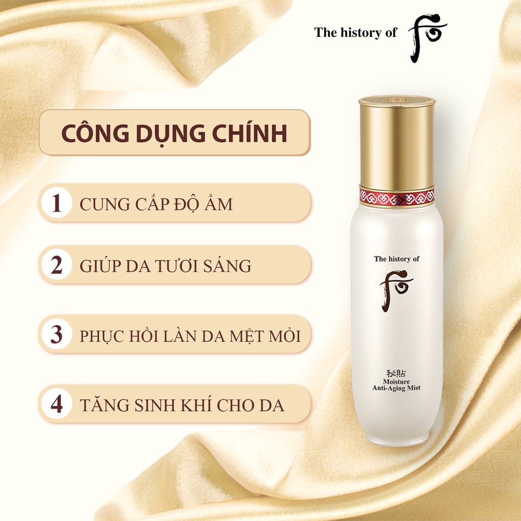 Xịt khoáng WHOO Bichup Moisture Anti-Aging Mist