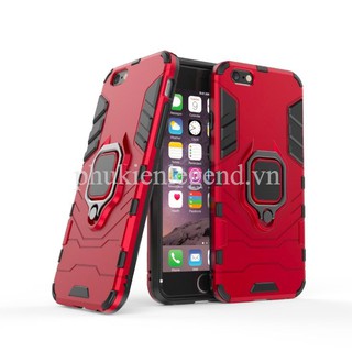 Ốp lưng iPhone 6/6s iron man chống sốc kèm iring