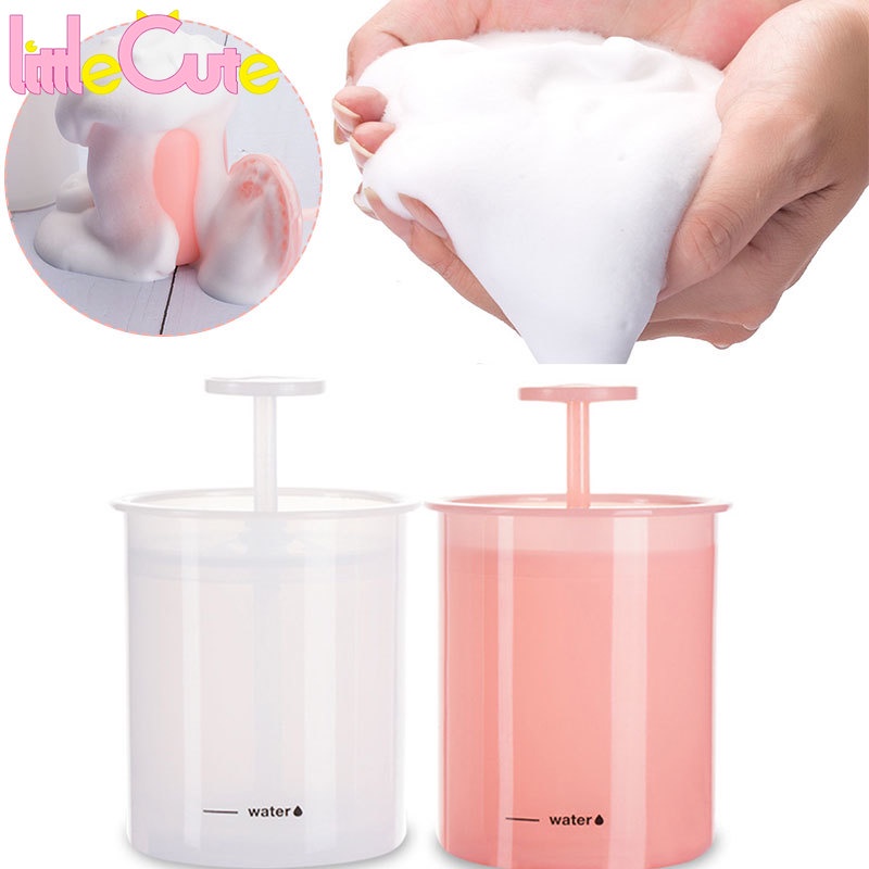 Cốc Tạo Bọt Sữa Rửa Mặt Màu Sắc Trơn Đơn Giản Nhỏ Gọn Tiện Dụng