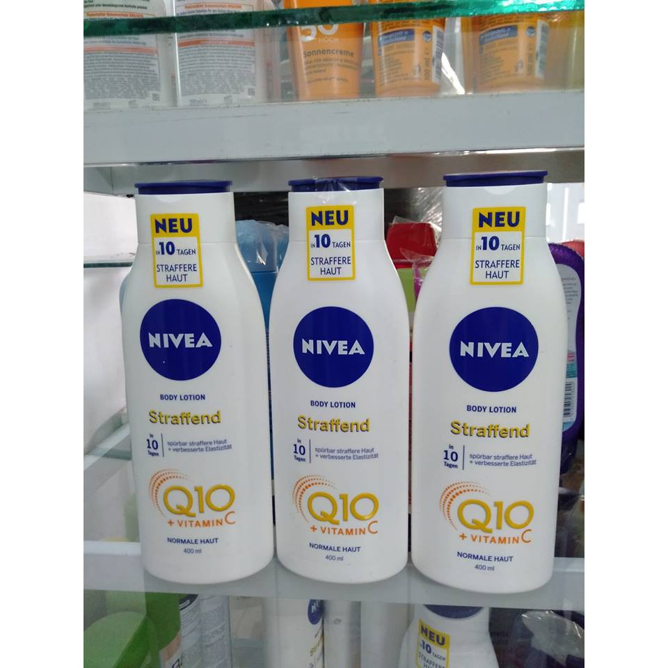 Sữa Dưỡng Thể body Nivea Q10 Đức 400ml