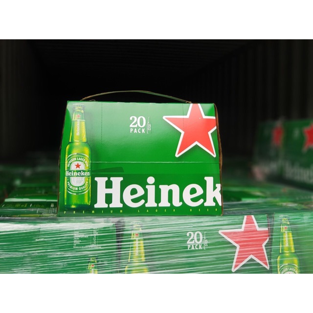 Thùng 20 chai Heineken Pháp 150 ml Date 04/2020
