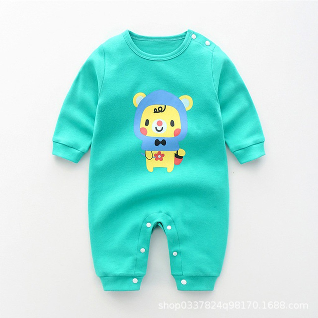 Bodysuit cho bé Cao Cấp bộ body liền thân dài tay cho bé trai bé gái sơ sinh 4-14kg, hàng Quảng Châu cực đẹp – BD09