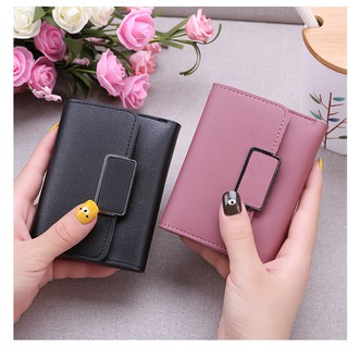 Ví cầm tay nữ ulzzang Hàn Quốc mini nhiều ngăn đựng da PU cao cấp