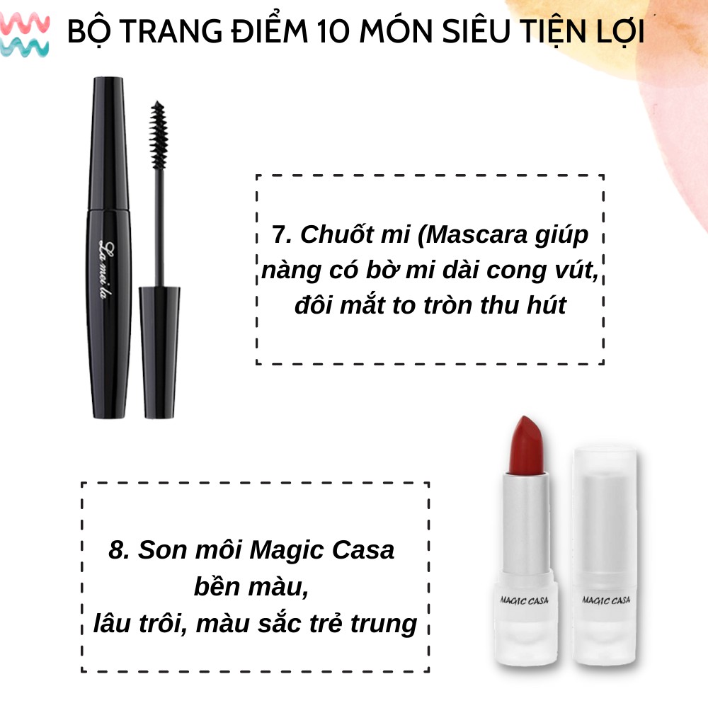 Bộ trang điểm chuyên nghiệp 10 món makeup cơ bản đầy đủ hottrend xài là đẹp Hatola | BigBuy360 - bigbuy360.vn