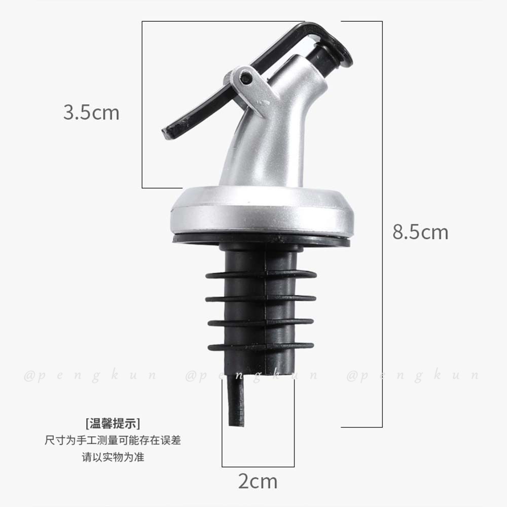 Nút Chặn Chai Dầu Ô Liu / Giấm / Nước Sốt Chống Rò Rỉ Có Nắp Đậy Kín Cho Nhà Bếp