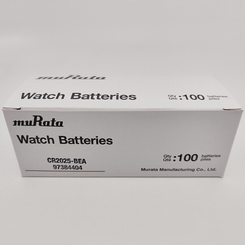 [NK CHÍNH HÃNG] Pin Khuy Cúc Áo MURATA  CR2025 3V Lithium dùng cho remote, chìa khóa điện tử ô tô, xe máy, máy tính