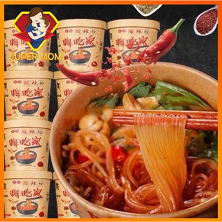 [SIÊU NGON] Miến Lạnh Chua Cay Trùng Khánh, Thùng 6 hộp size to 112g(1 hộp)