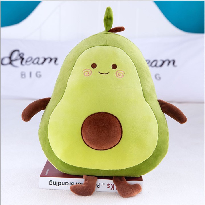 Gấu bông hình trái bơ dài thơm ngon - Size 50cm/75cm/95cm - Thú bông quả bơ siêu đáng yêu - Gấu bông cao cấp