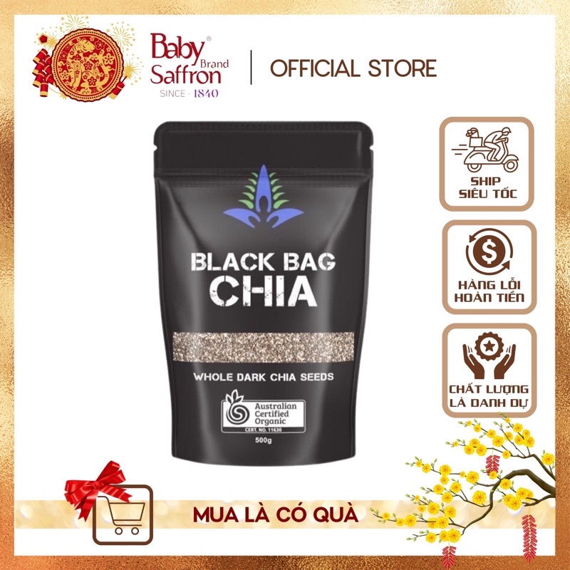 HẠT CHIA HỮU CƠ ÚC, BLACK BAG CHIA
