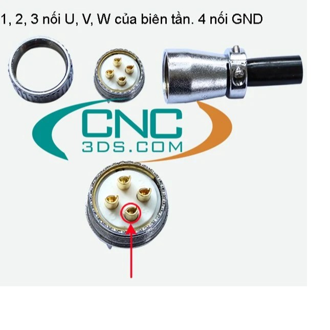 Spindle 1.5kw - Củ đục vi tính CNC 1.5kw