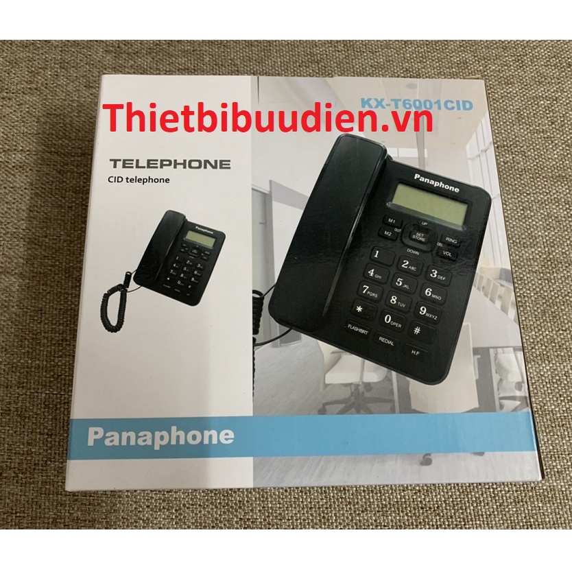 Điện thoại để bàn hiển thị 38 số gọi đến và 5 số gọi đi KX-T6001CID / KX-T714CID