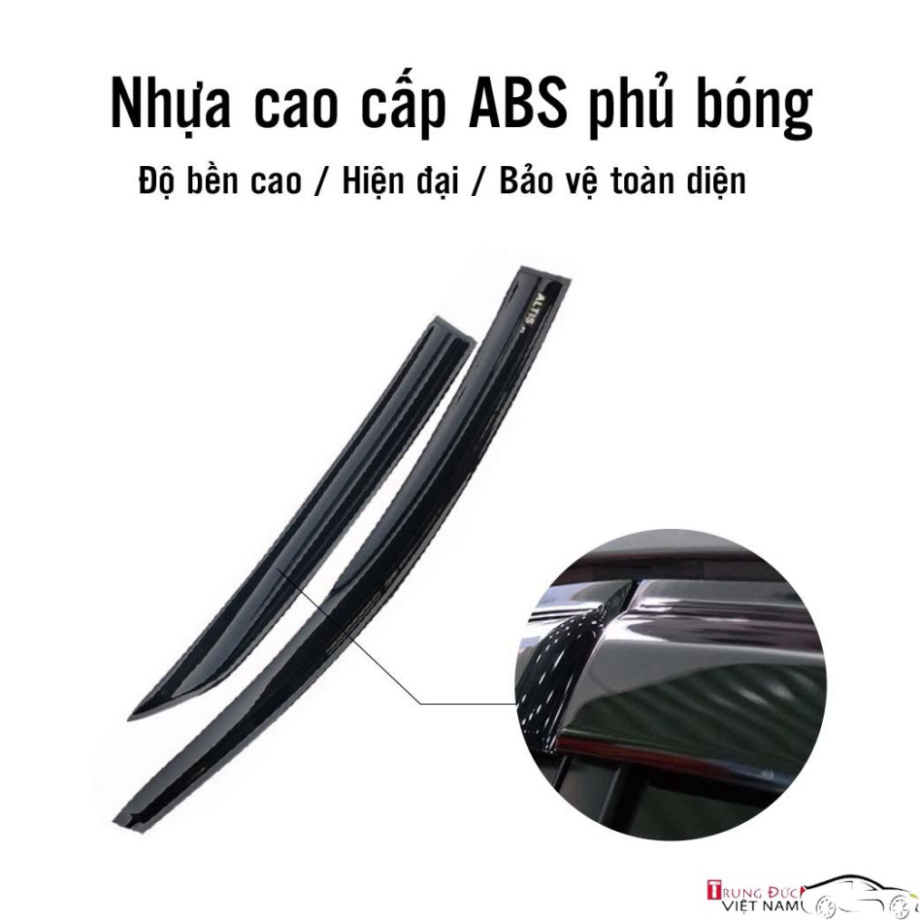 Vè Che Mưa Nhựa Xe ALTIS 2014-2021 Sáng Bóng Cao Cấp- FREE SHIP