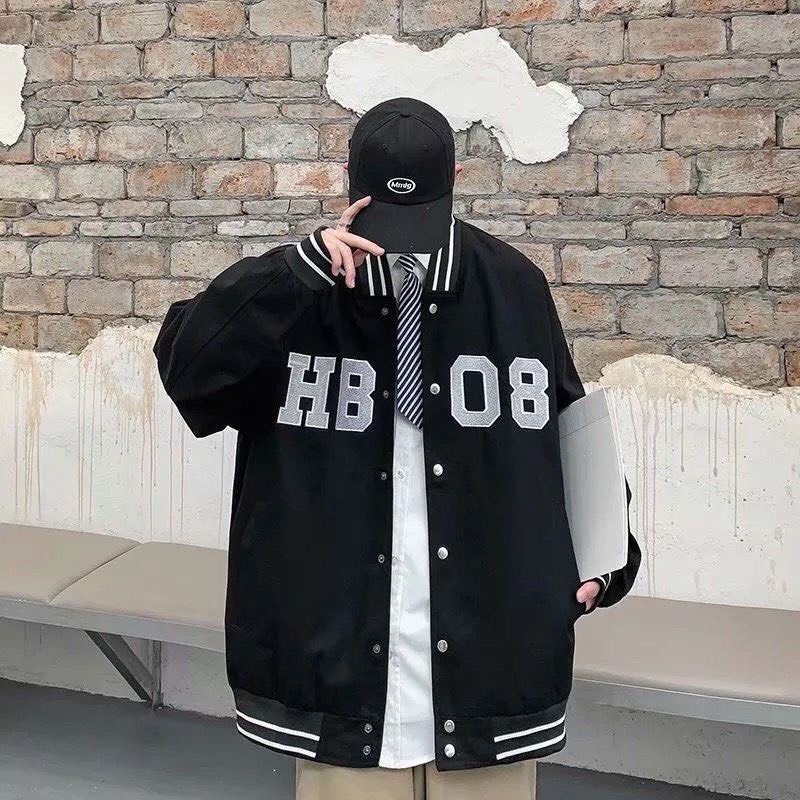 Áo bomber H8-08 áo khoác bombar chất liệu nỉ bông cao câp phong cách hàn quốc in hình cute