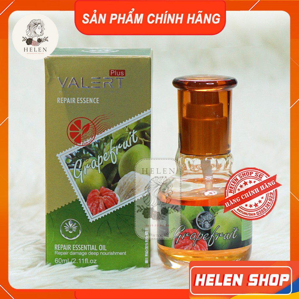 Tinh Dầu Bưởi Grapefruit 60ml  Giảm Rụng Tóc  Kích Mọc Tóc, Phục Hồi Hư Tổn, Dưỡng Ẩm Chính Hãng