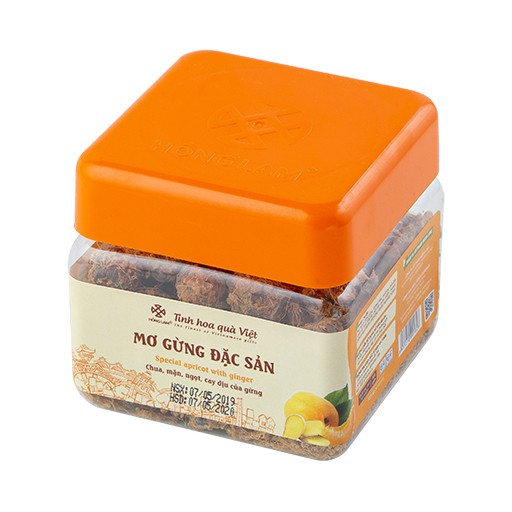 Ô Mai (Xí Muội) Mơ Gừng Đặc Sản Hồng Lam - Vị Chua Mặn Ngọt Dẻo Gừng - Hộp (200gr, 300gr, 500gr) Gói (300g,500g)