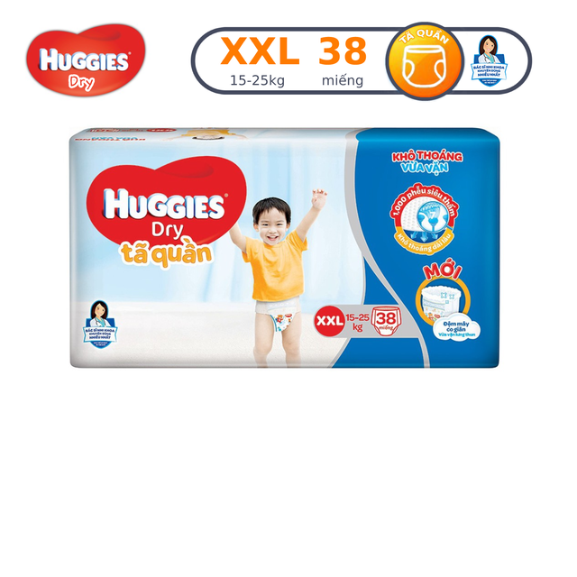 Tã quần Huggies Pant Big Jumbo M54/L48/XL42/XXL38