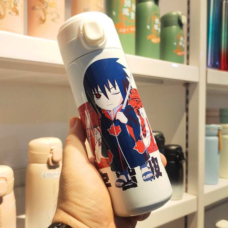 Bình Nước Bằng Thép Không Gỉ In Hình Anime Naruto Uzumaki Naruto Sasuke Xiaobu