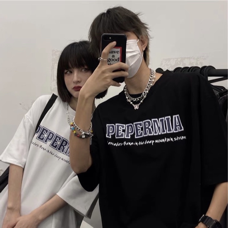 Áo thun nam nữ ,áo phông shopcossi chất cotton in hình pepe