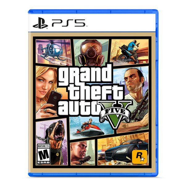[Mã 156ELHA80K giảm 6% đơn 400K] Đĩa Game PS5 Grand Theft Auto V Hệ Us