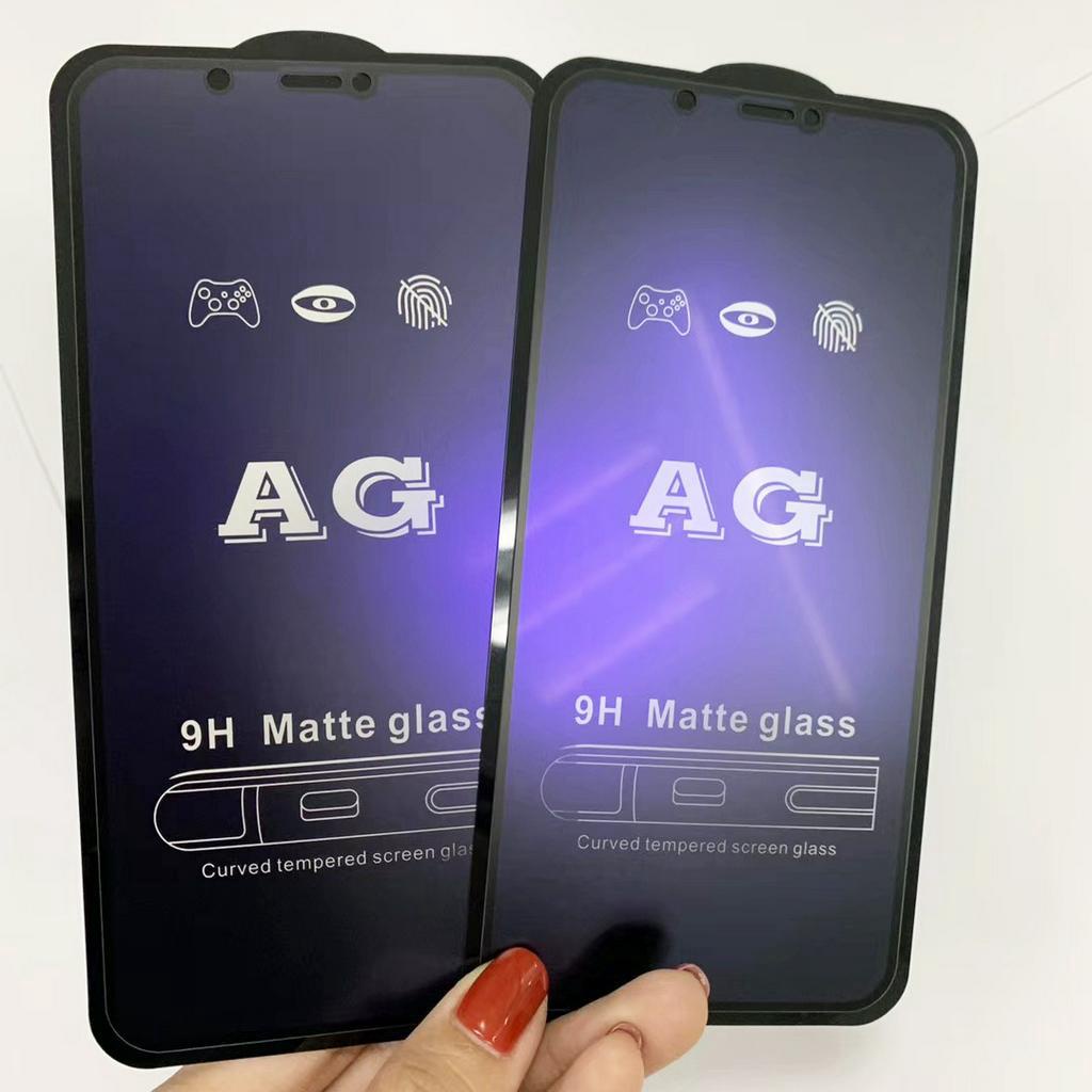 Kính cường lực nhám full màn chống vân tay / Chống Tia Sáng Xanh AG Cho iPhone 14 13 12 11 Pro Max XS X XR 6 6S 7 8 Plus SE 2020