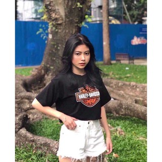 Áo Thun Croptop đen Cool Ngầu