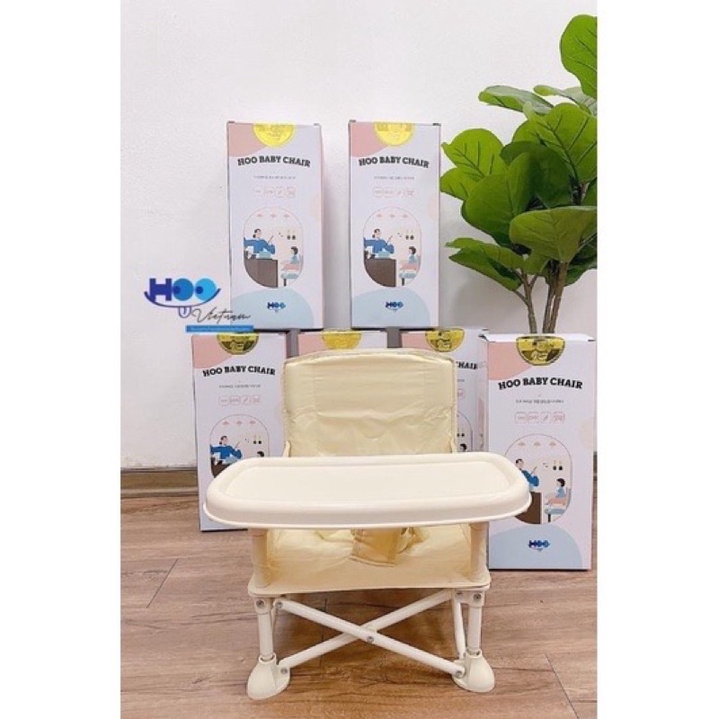 Ghế Ăn Dặm Gấp Gọn HOO BOOSTER 💥TEM VÀNG💥Bản nội địa Hàn, Ghế Ăn Dặm Du Lịch cho bé