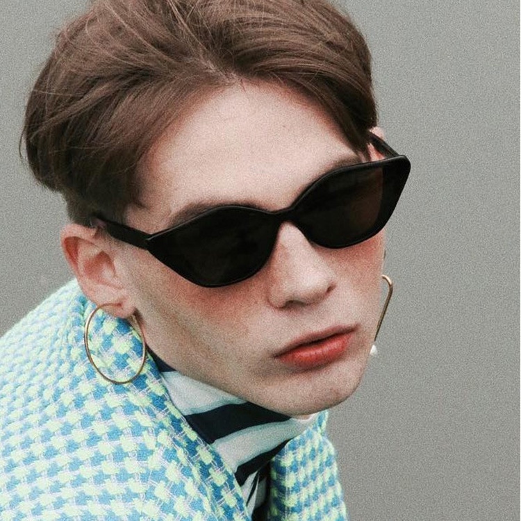 Kính Mát Mắt Mèo Thời Trang Âu Mỹ Sành Điệu Cho Nữ