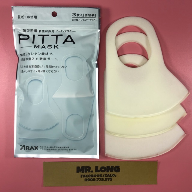 Khẩu trang Pitta Mask Đen/Trắng/Xám | BigBuy360 - bigbuy360.vn