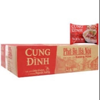 (Hà Nội) Thùng 30 gói phở gà , bò Cung Đình date mới