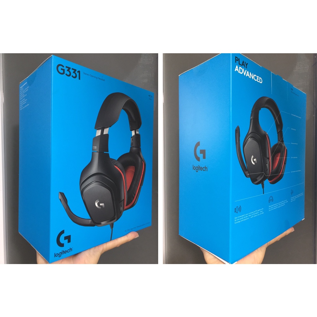 Tai nghe Gaming chụp tai 1 chân cắm 3.5mm Logitech G331