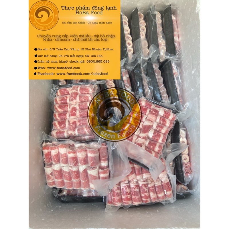 Ba rọi bò mỹ - khay 500g