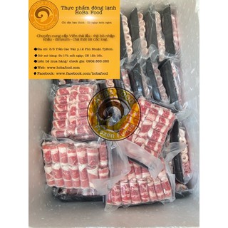 [Hoả Tốc - Giao nhanh 2-3h] Ba rọi bò mỹ - khay 500g