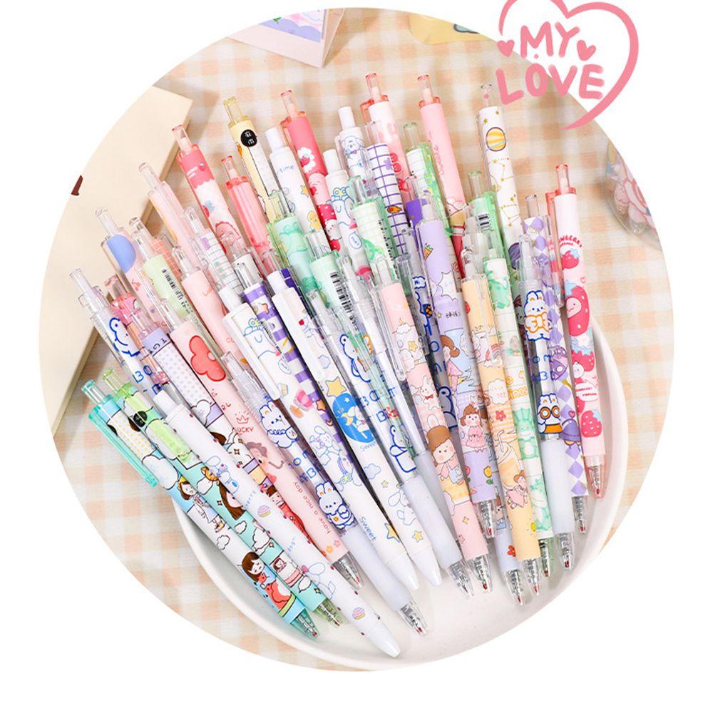 LAYOR1 12PCS/Set Ballpoint Pen Cute Stationery Set Cartoon Learning Office Supplies Gel Pens