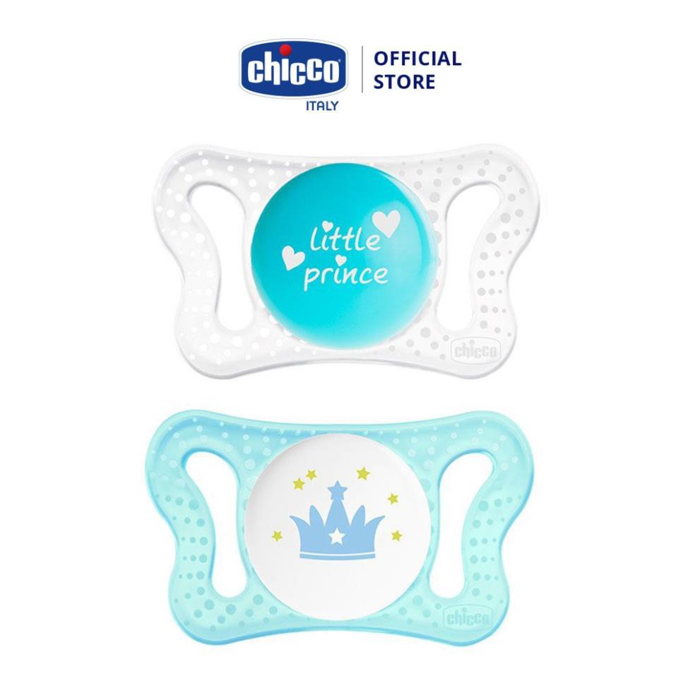 Bộ 2 ty ngậm chuyên biệt cho trẻ sơ sinh Chicco Micro