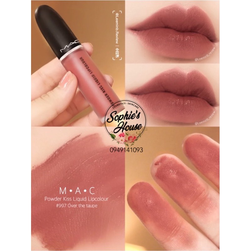 Son kem MAC Powder Kiss Liquid 982 / 983 / 987 / 988 / 989 / 991 / 997 / 998 | BigBuy360 - bigbuy360.vn