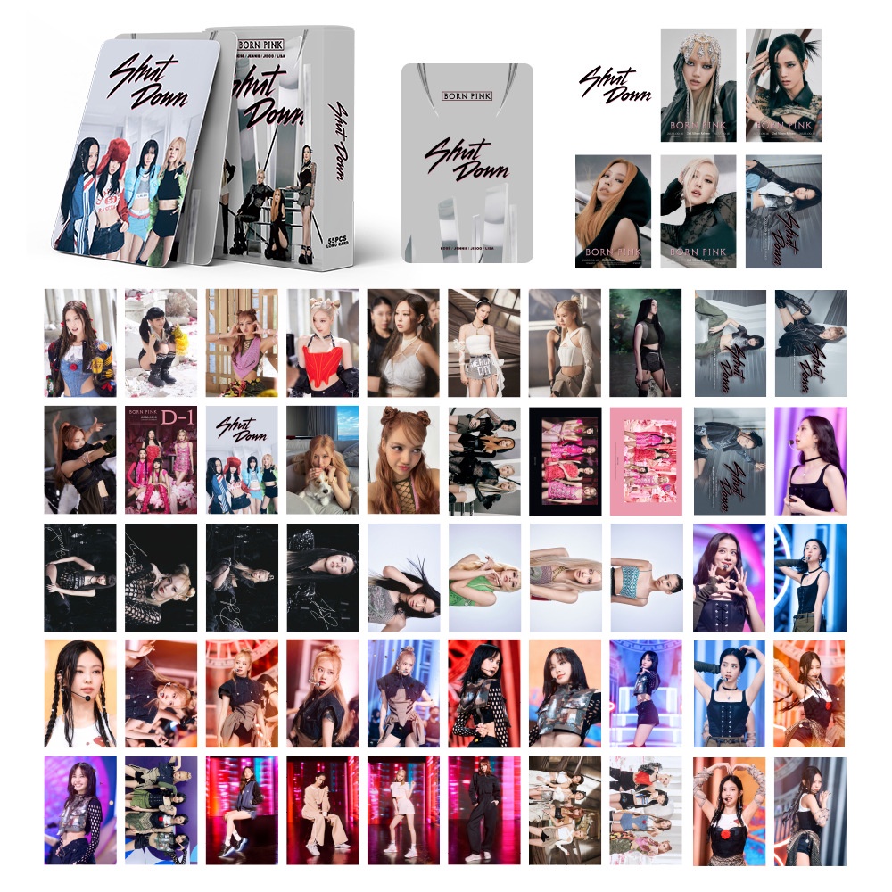 Hộp 55 Ảnh LOMO Card Nhóm Nhạc BLACKPINK 2022
