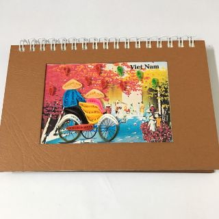 Sổ lưu niệm giấy xoắn độc đáo (16cm x 11cm)