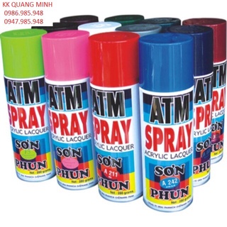 Sơn xịt atm / tv / kobe đủ màu chính hãng u.r.urai